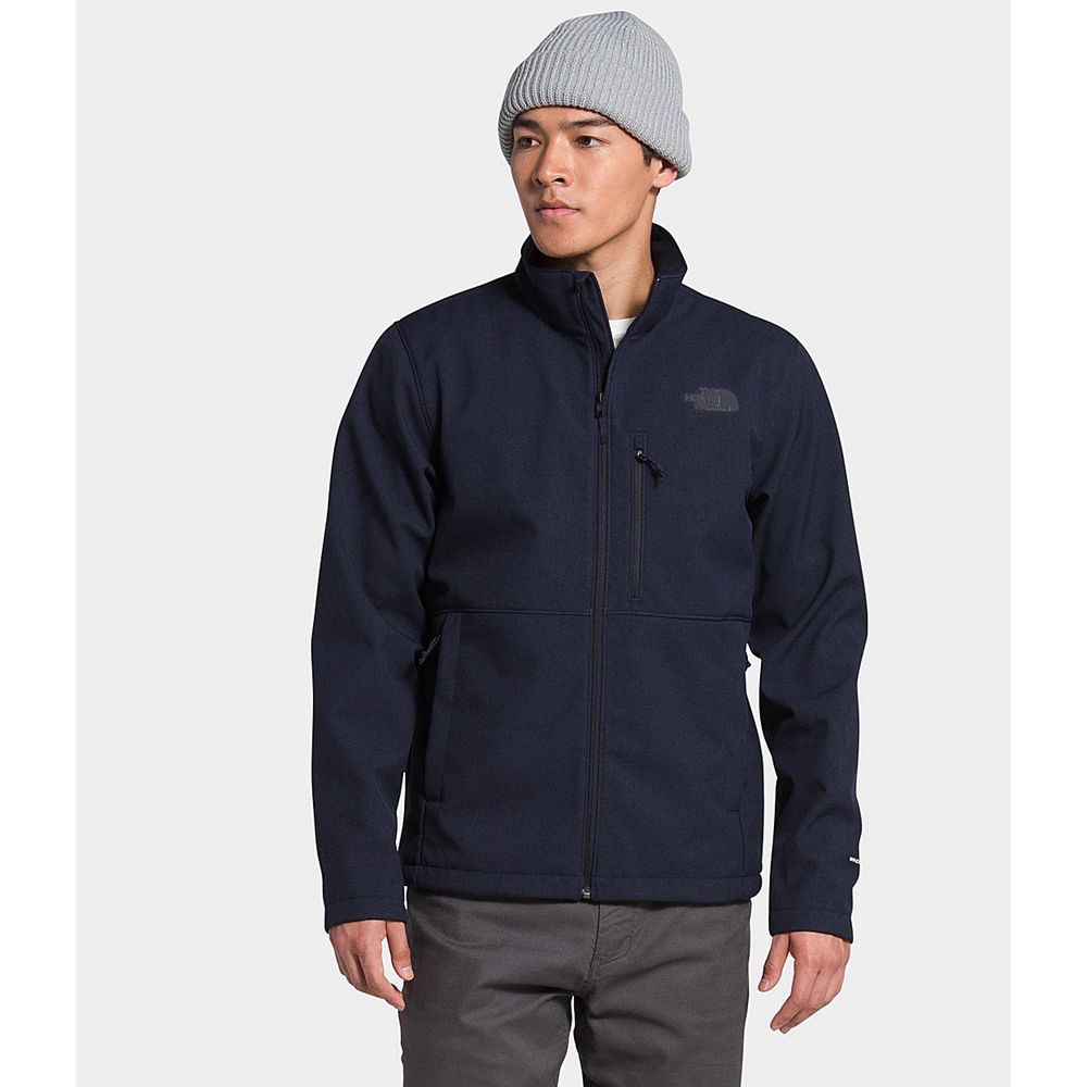 The North Face Softshell Jackets Mens Australia - The North Face Apex Bionic Navy (NSM-196528)